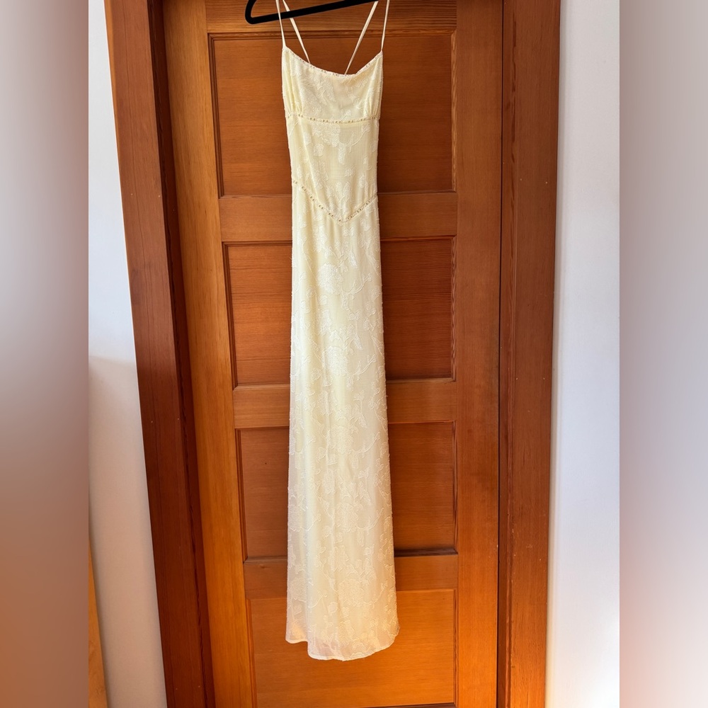 Princess Polly South of France Maxi Dress Yellow, EUC, 2 - Picture 5 of 9
